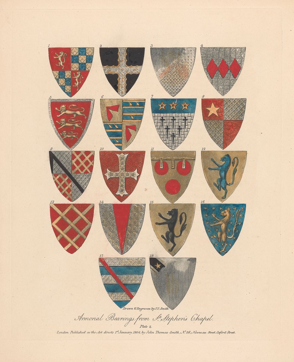 Armorial Bearings from St. Stephen's Chapel