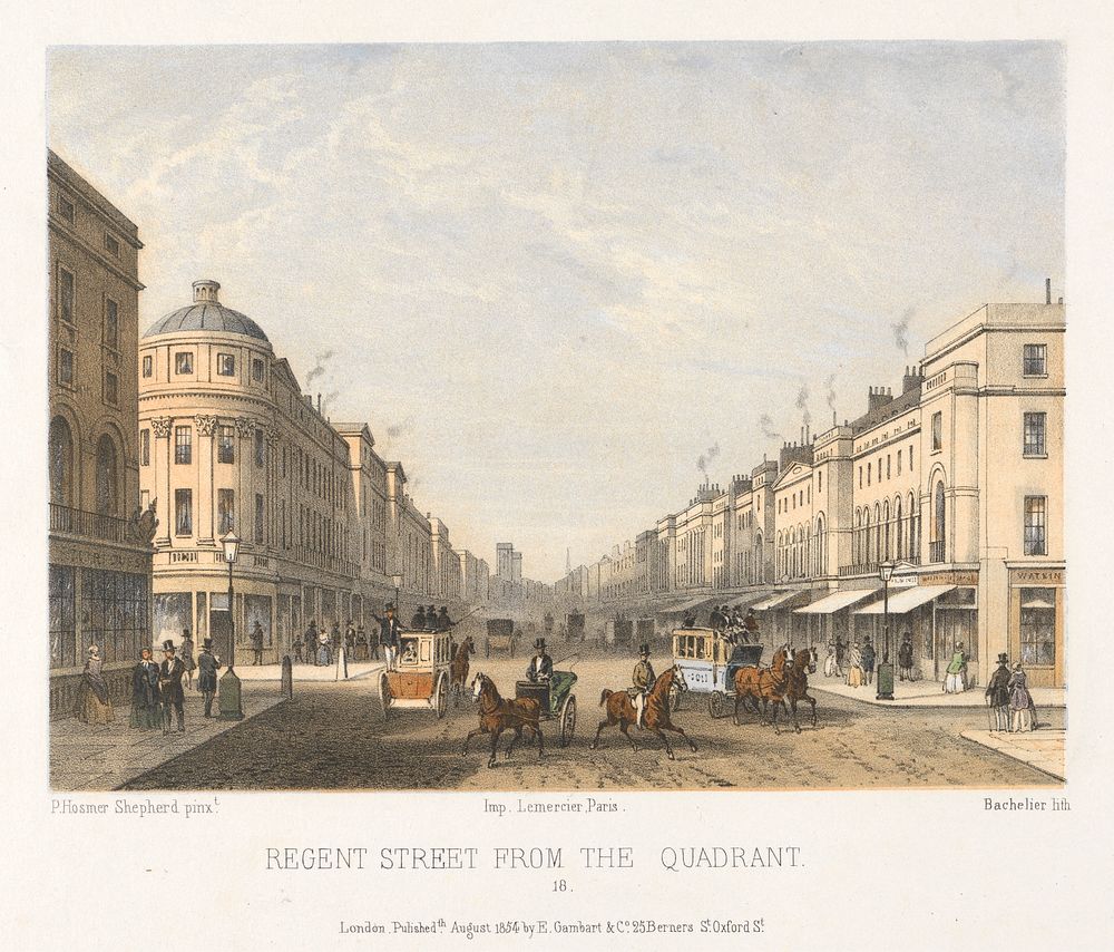 Regent Street from the Quadrant