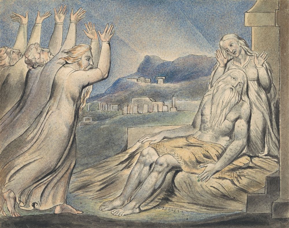 Job's Comforters (after William Blake)