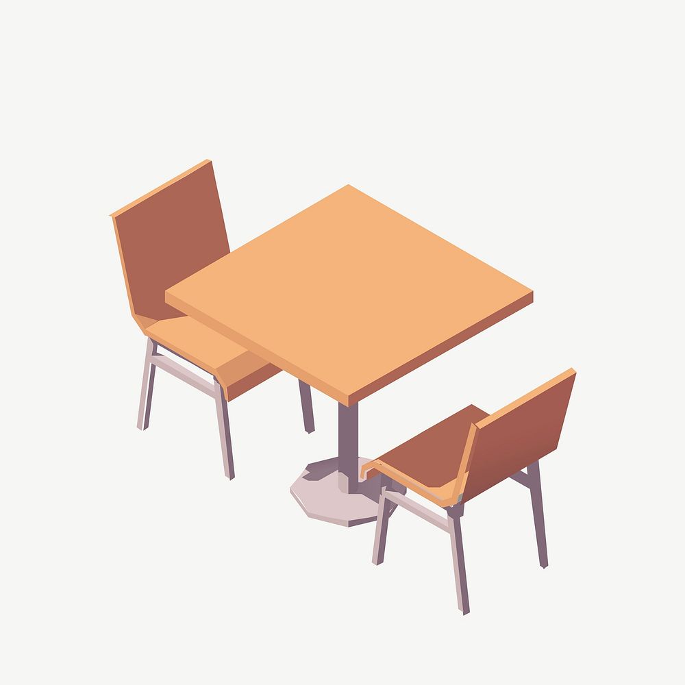 Restaurant table clipart illustration psd | Free PSD - rawpixel