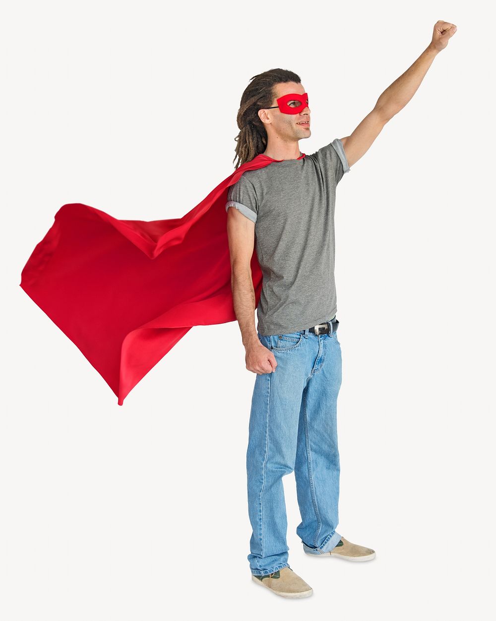 Superhero man isolated image