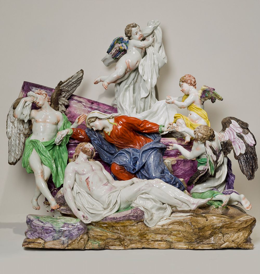 The Pietà by Doccia Manufactory and Massimiliano Soldani Benzi