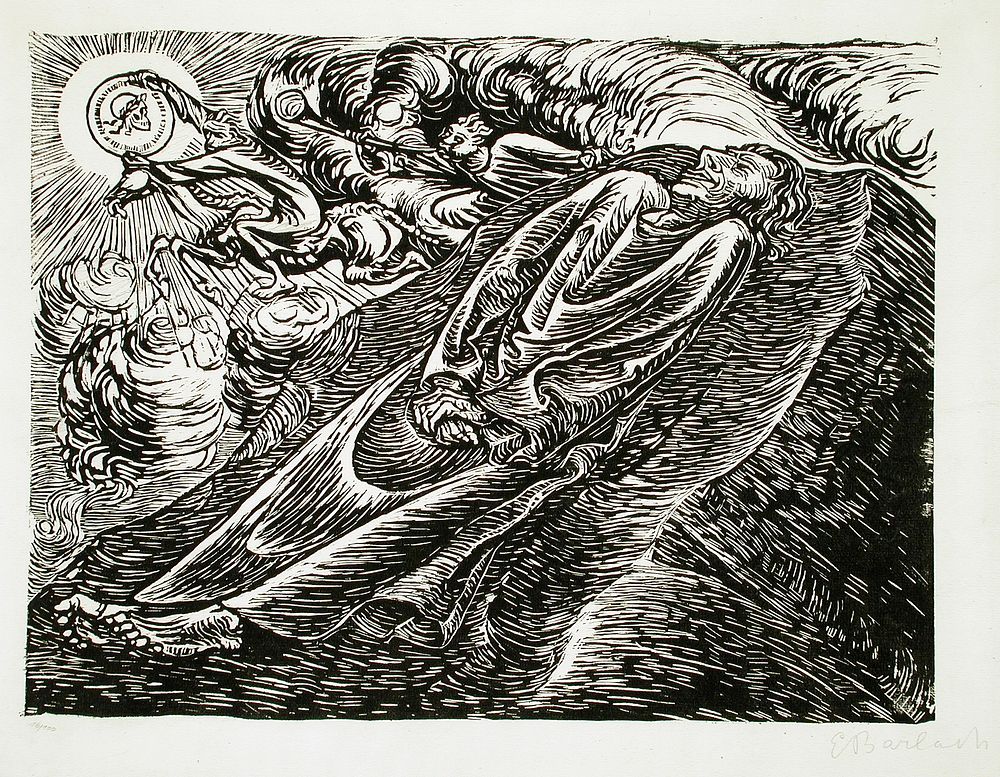 Death on horseback by Ernst Barlach