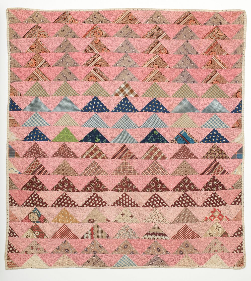 Child's Quilt, 'Flying Geese'