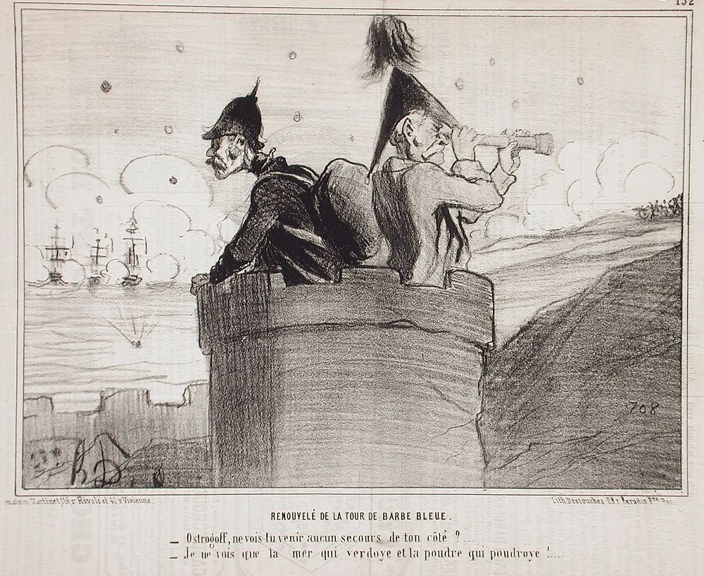 Renouvelé de la tour de barbe bleue by Honoré Daumier