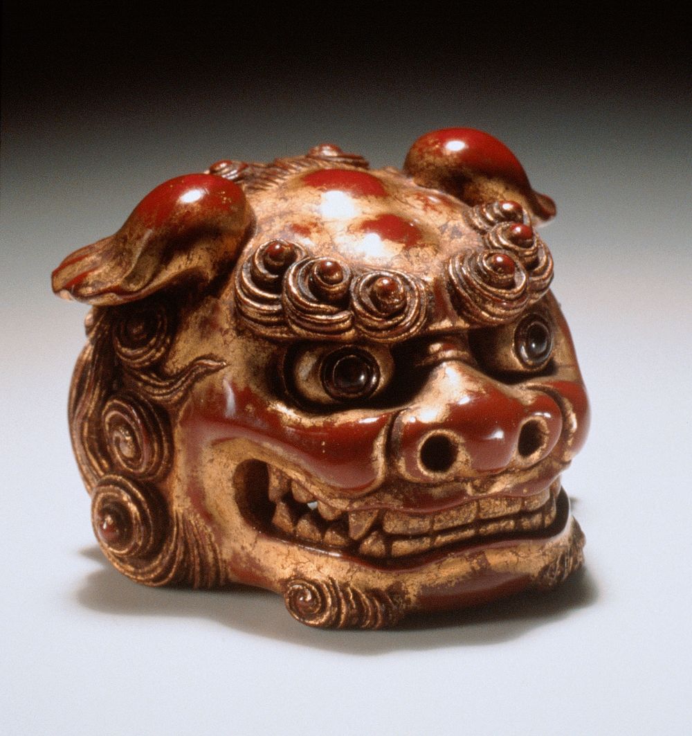 Chinese Lion Dance Mask by Yūsō