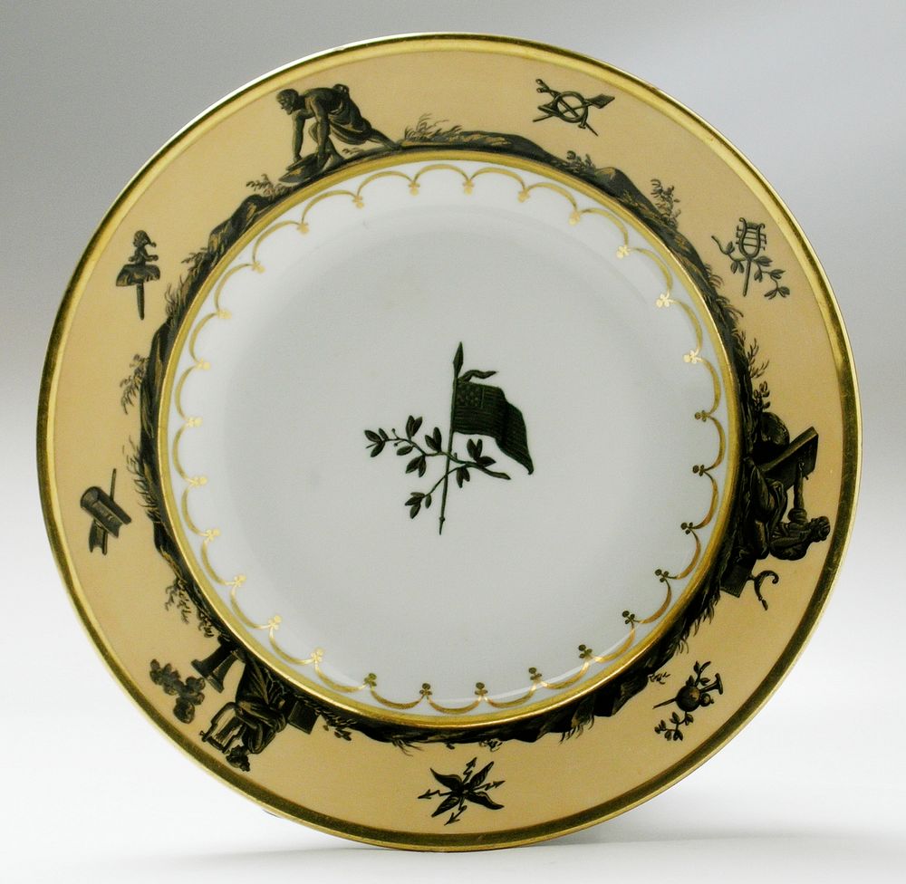 Soup Plate by Dihl et Guerhard and Paris Porcelain