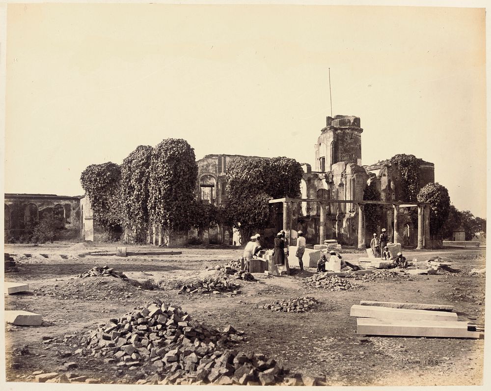 Ruins of the Residency by Samuel Bourne