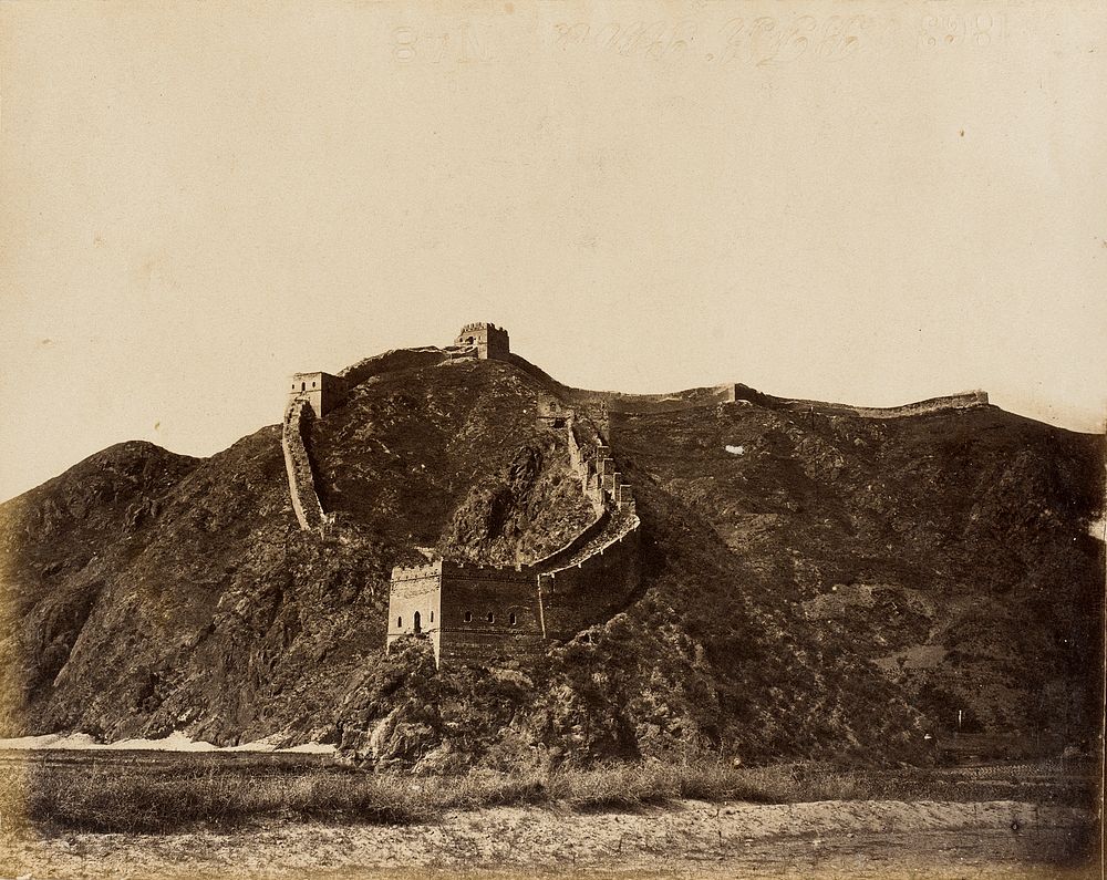 Portion of the Great Wall by Felice A Beato