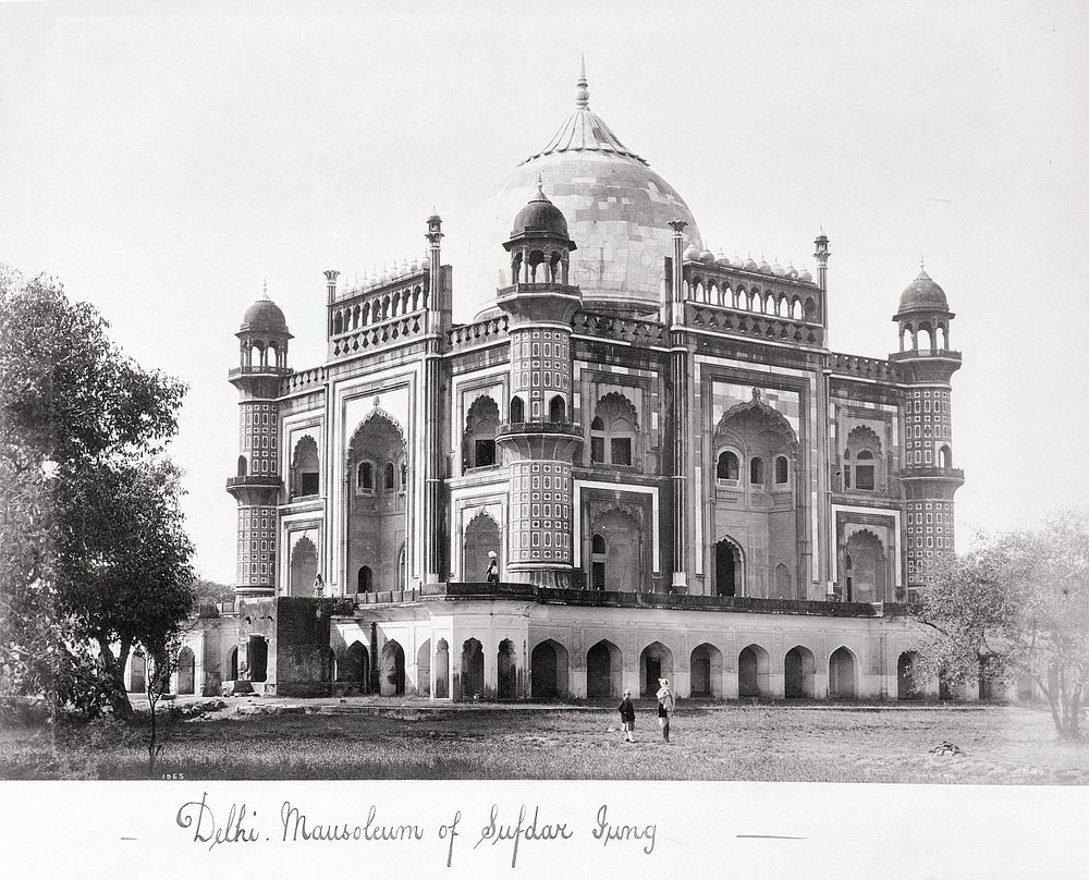Delhi, Mausoleum of Sufdar Iung by Samuel Bourne