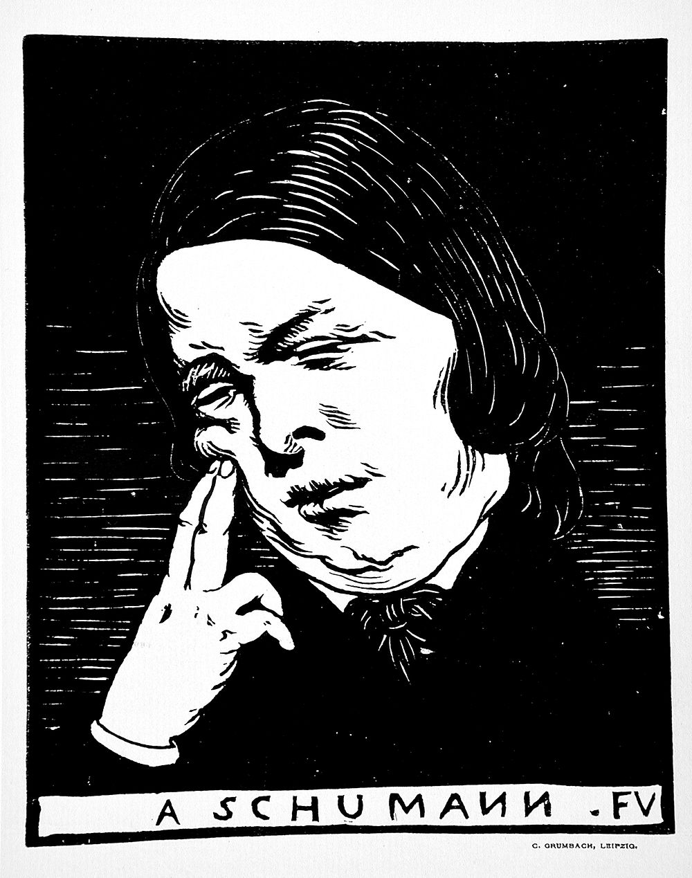 To Schumann by Félix Edouard Vallotton