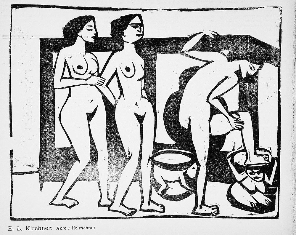 Nudes by Ernst Ludwig Kirchner