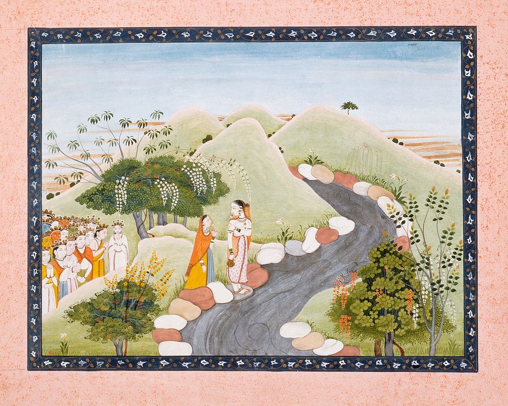 The Emergence of Kaushiki, Folio from a Devimahatmya (Glory of the Goddess)
