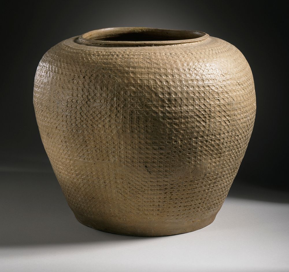 Jar (Guan) with Textured Surface
