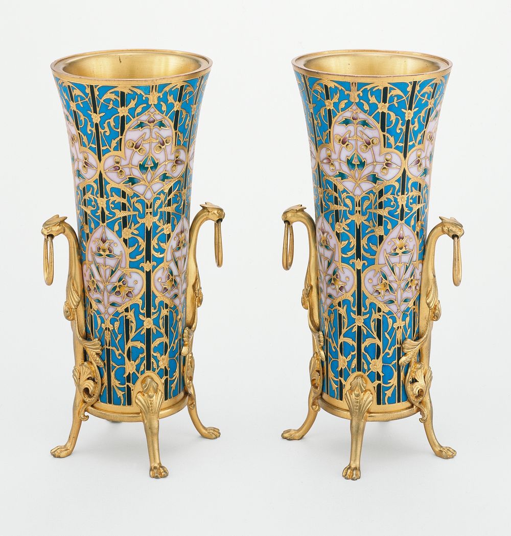 Pair of Vases by Maison Ferdinand Barbedienne and Louis Constant Sévin
