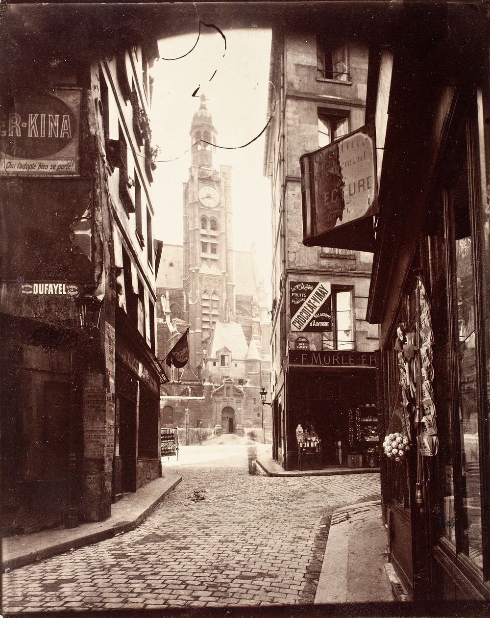 Rue De La Montagne Au Geneve by Eugène Atget