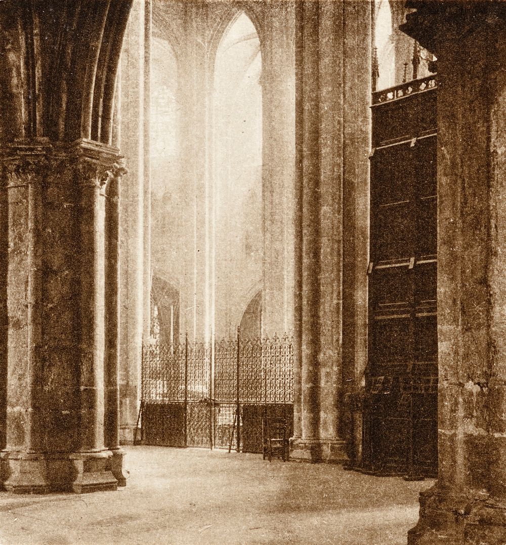 Height & Light In Bourges Cathedral by Frederick H Evans