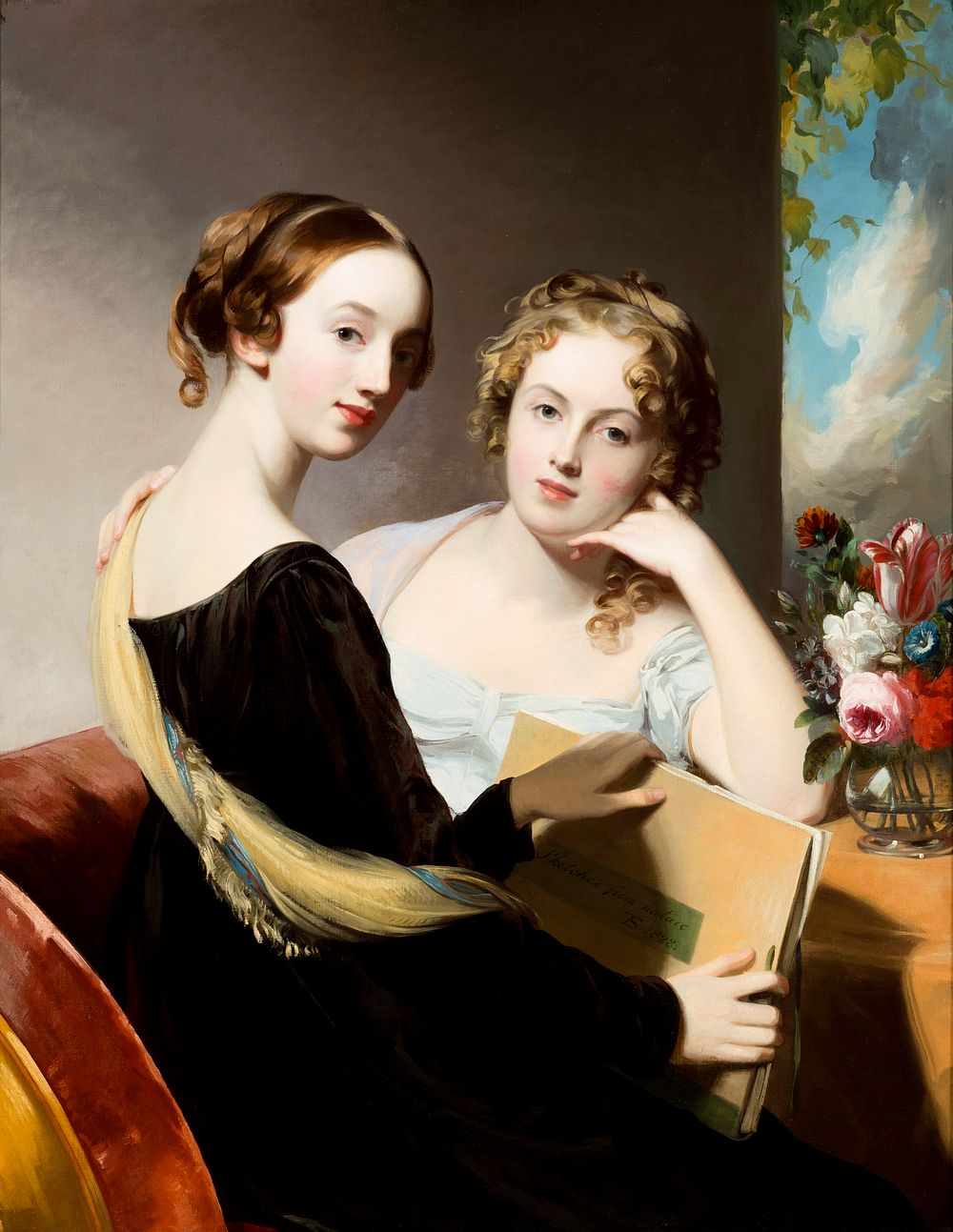 Portrait of the Misses Mary and Emily McEuen by Thomas Sully
