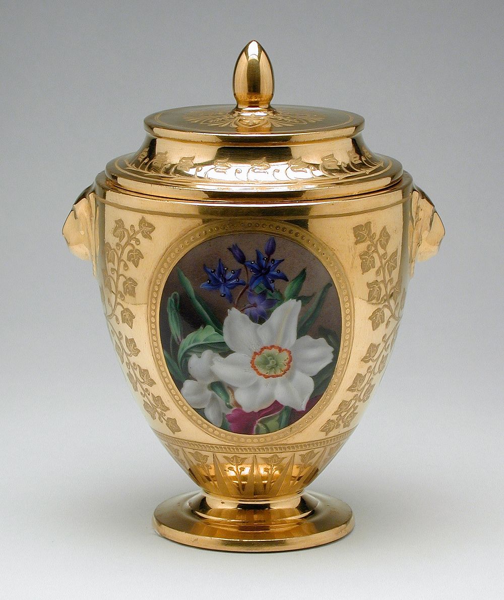 Sugar Bowl and Cover by Georgius J Van Os and Sèvres Porcelain Manufactory