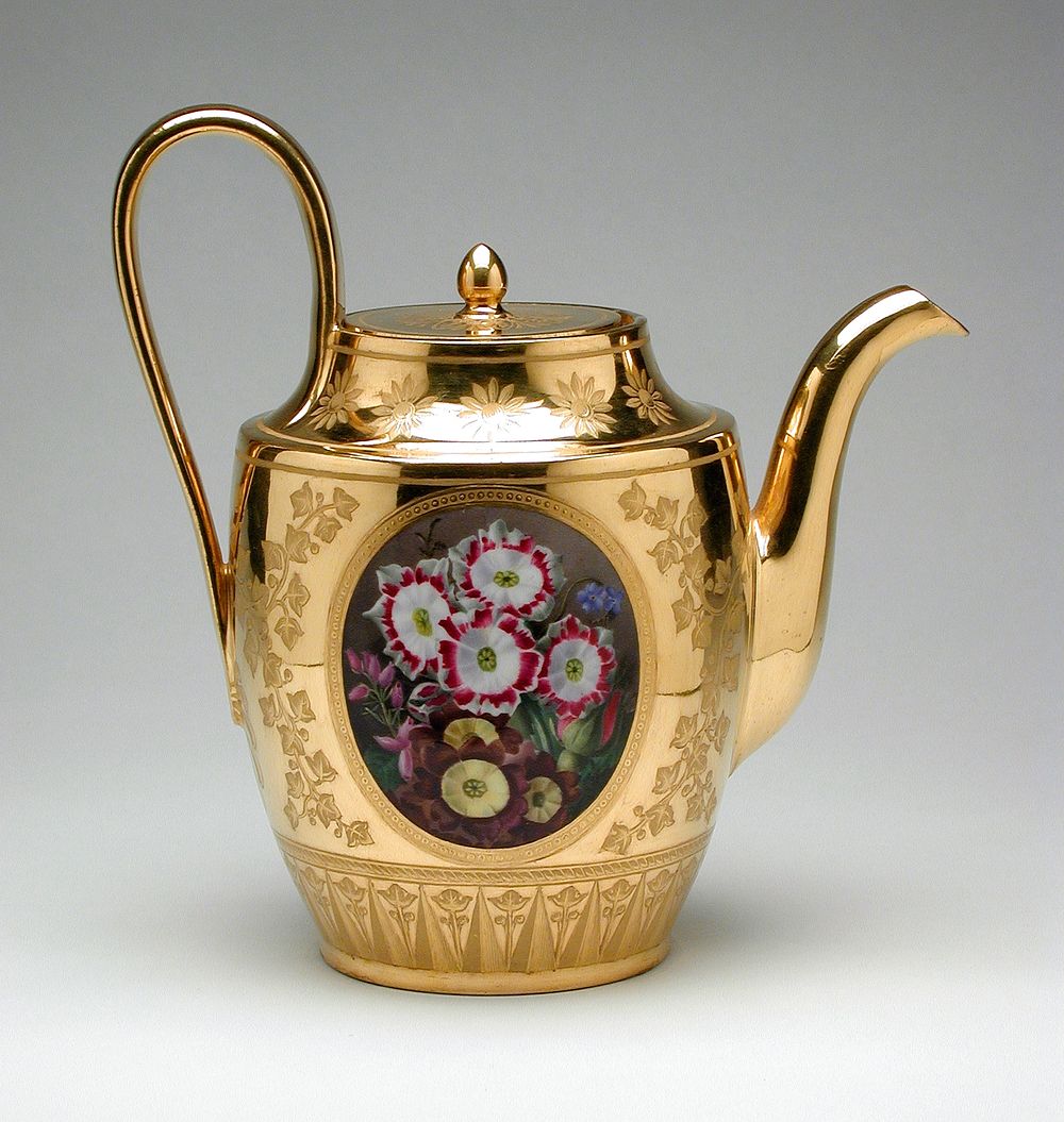 Coffee Pot and Cover by Georgius J Van Os and Sèvres Porcelain Manufactory