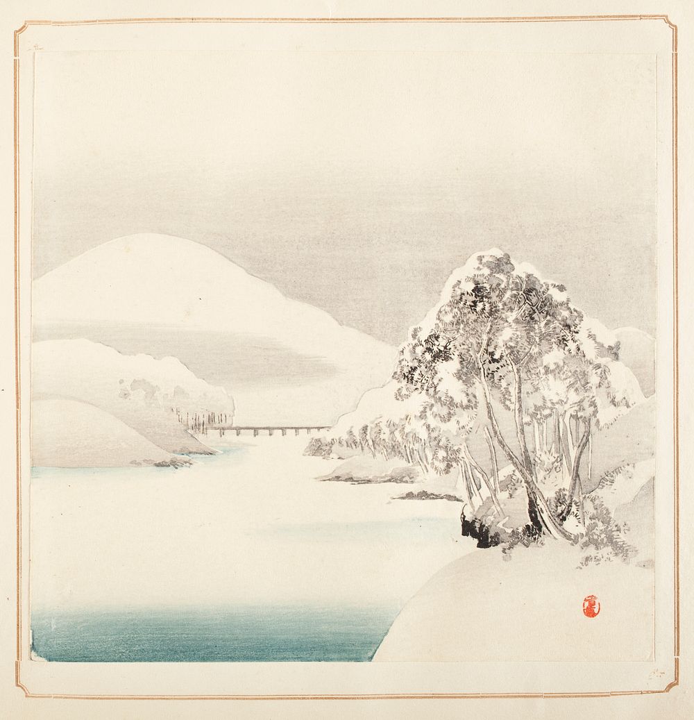 Snowy Landscape by Takahashi Hiroaki