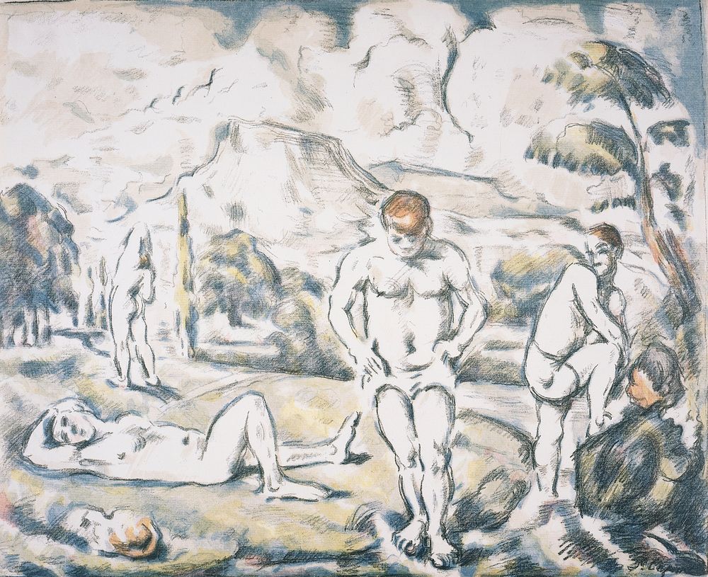 The Bathers by Paul Cézanne