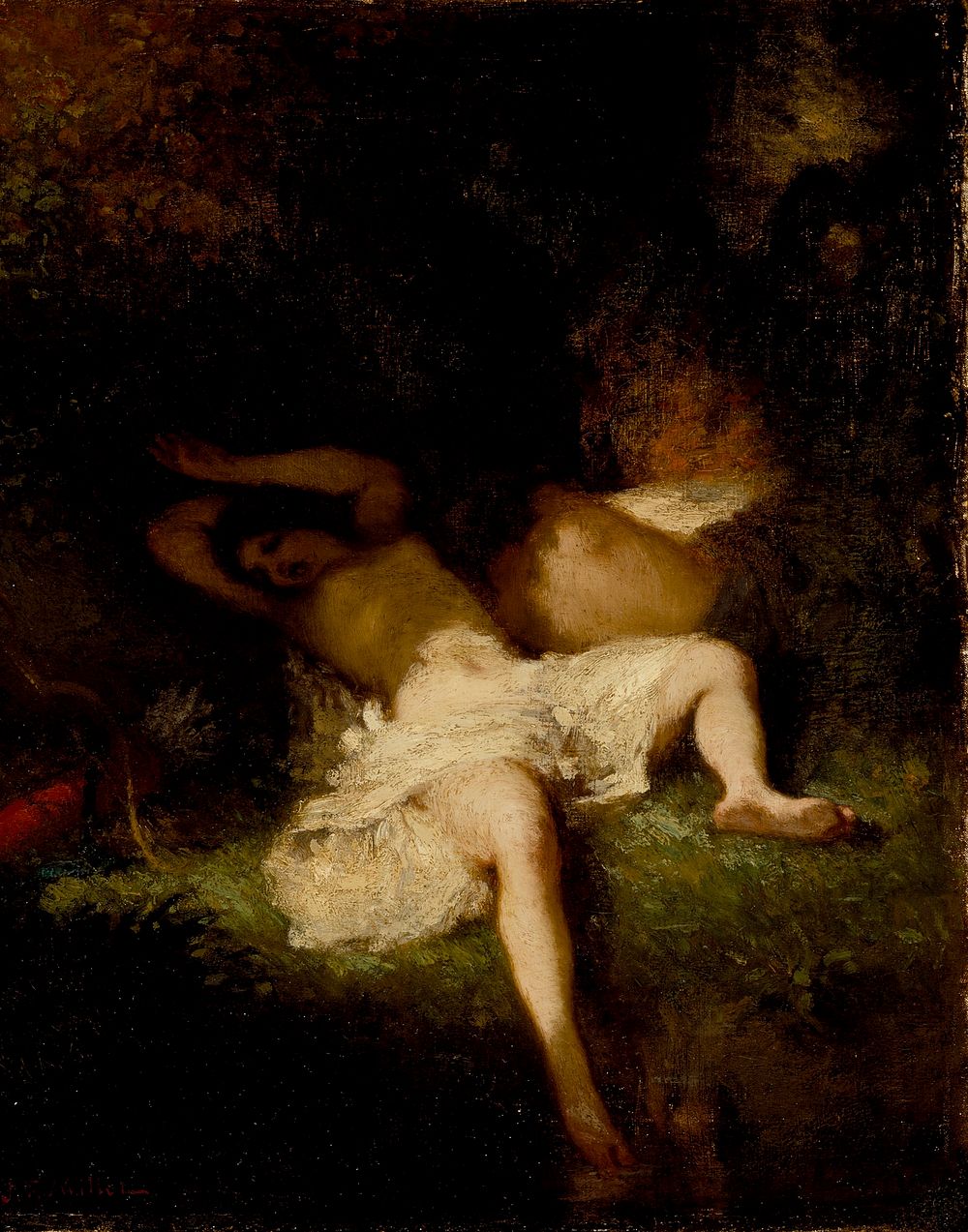 Diana Resting by Jean François Millet