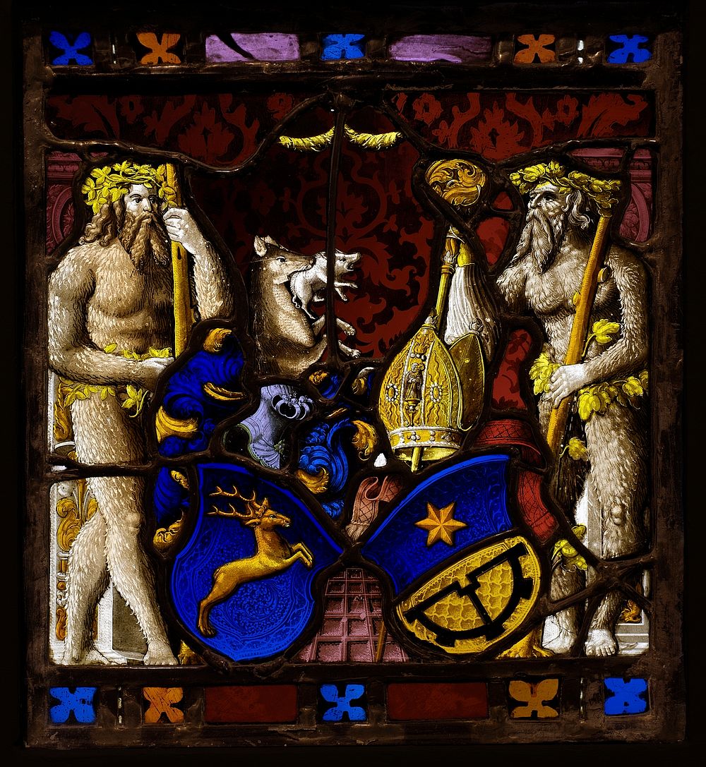 Heraldic Panel:  Arms of the Abbey of St. Blasien