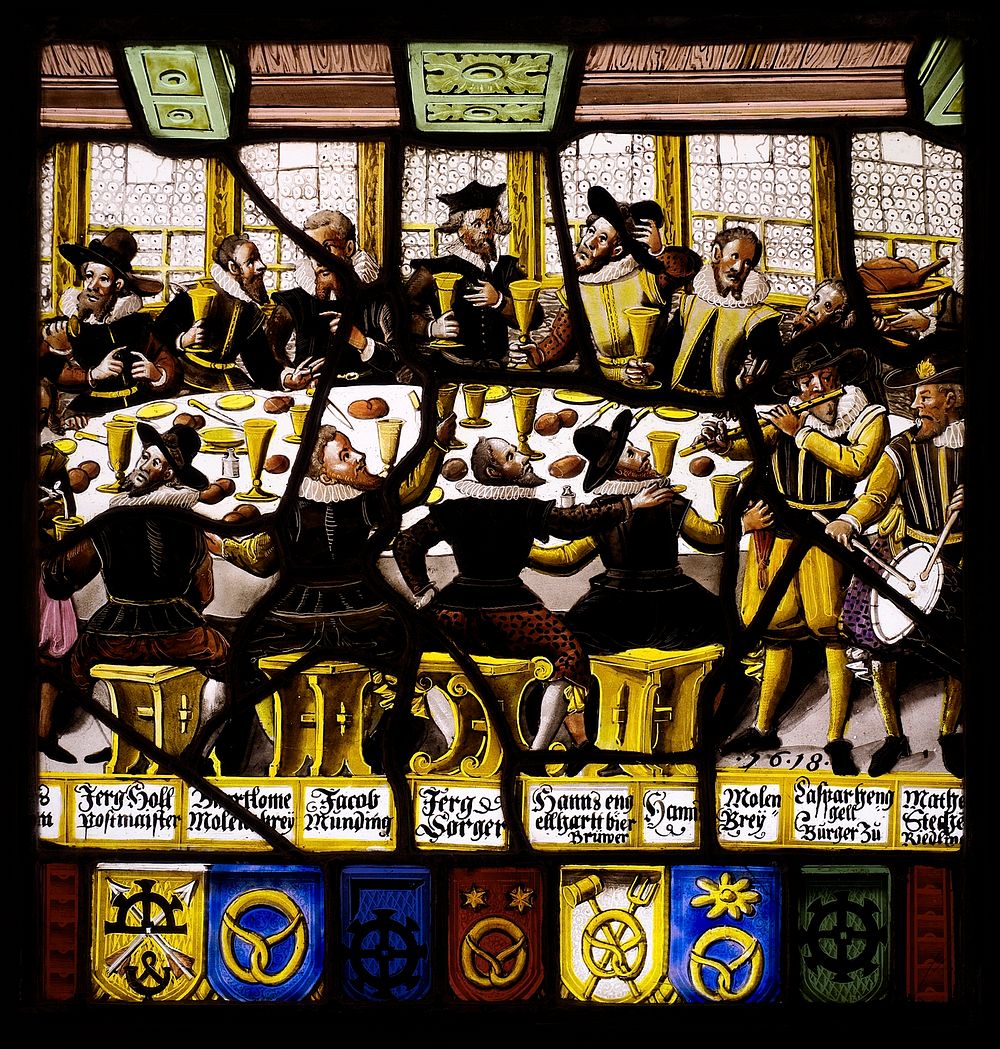 Banquet Scene of a Guild