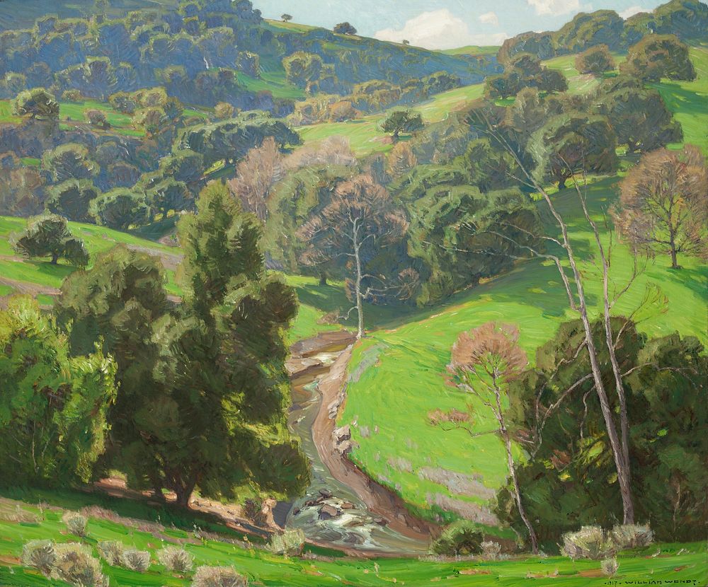The Mantle of Spring by William Wendt