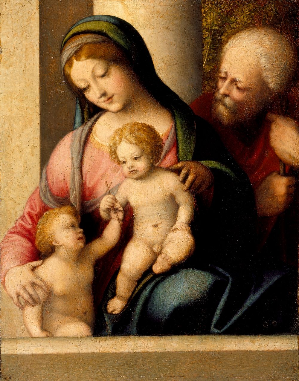 Holy Family with the Infant St. John by Correggio