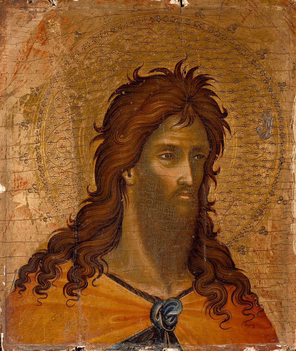 St. John the Baptist (fragment) by Paolo Veneziano