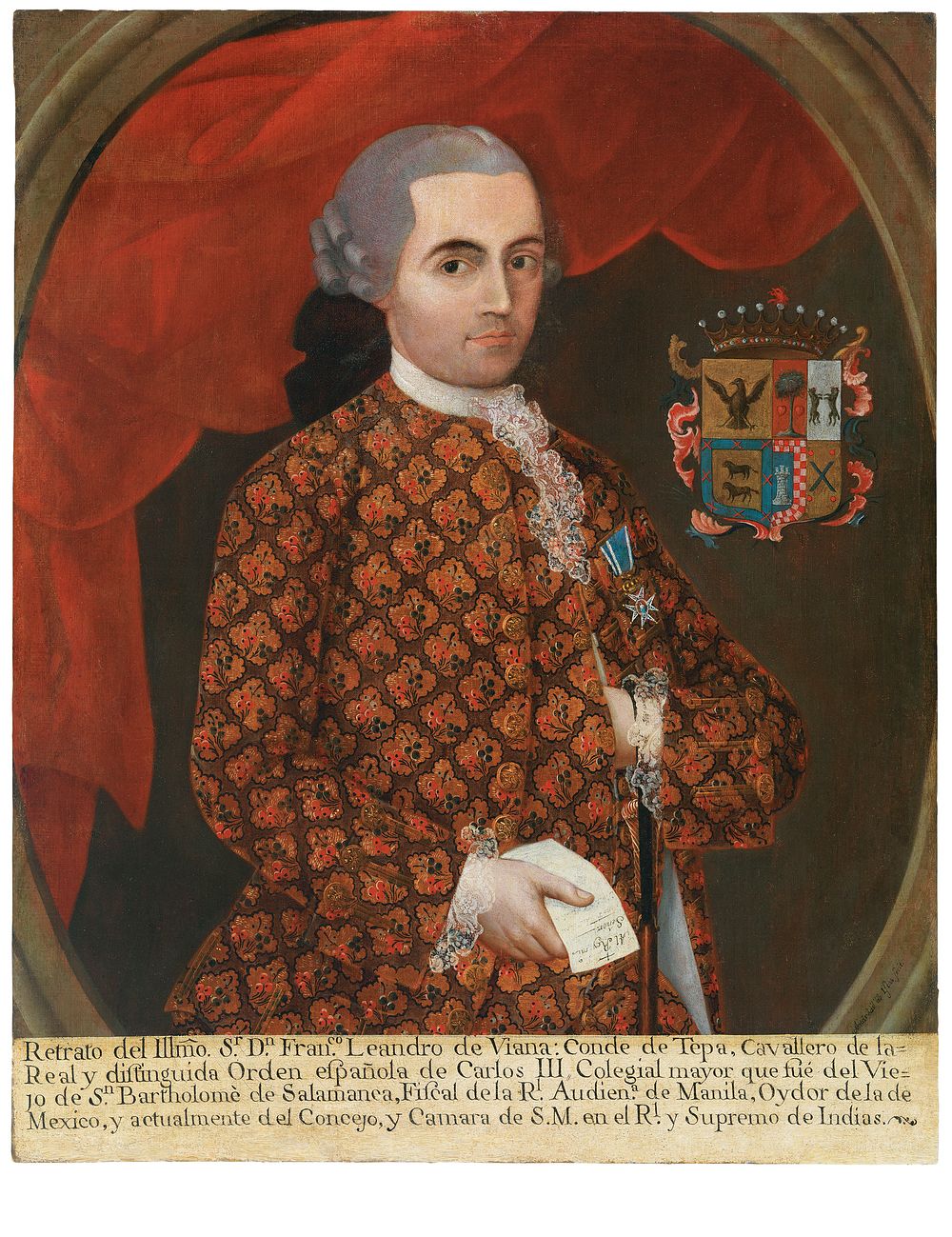 Portrait of Don Francisco Leandro de Viana, Count of Tepa (Retrato de don Francisco Leandro de Viana, conde de Tepa) by…
