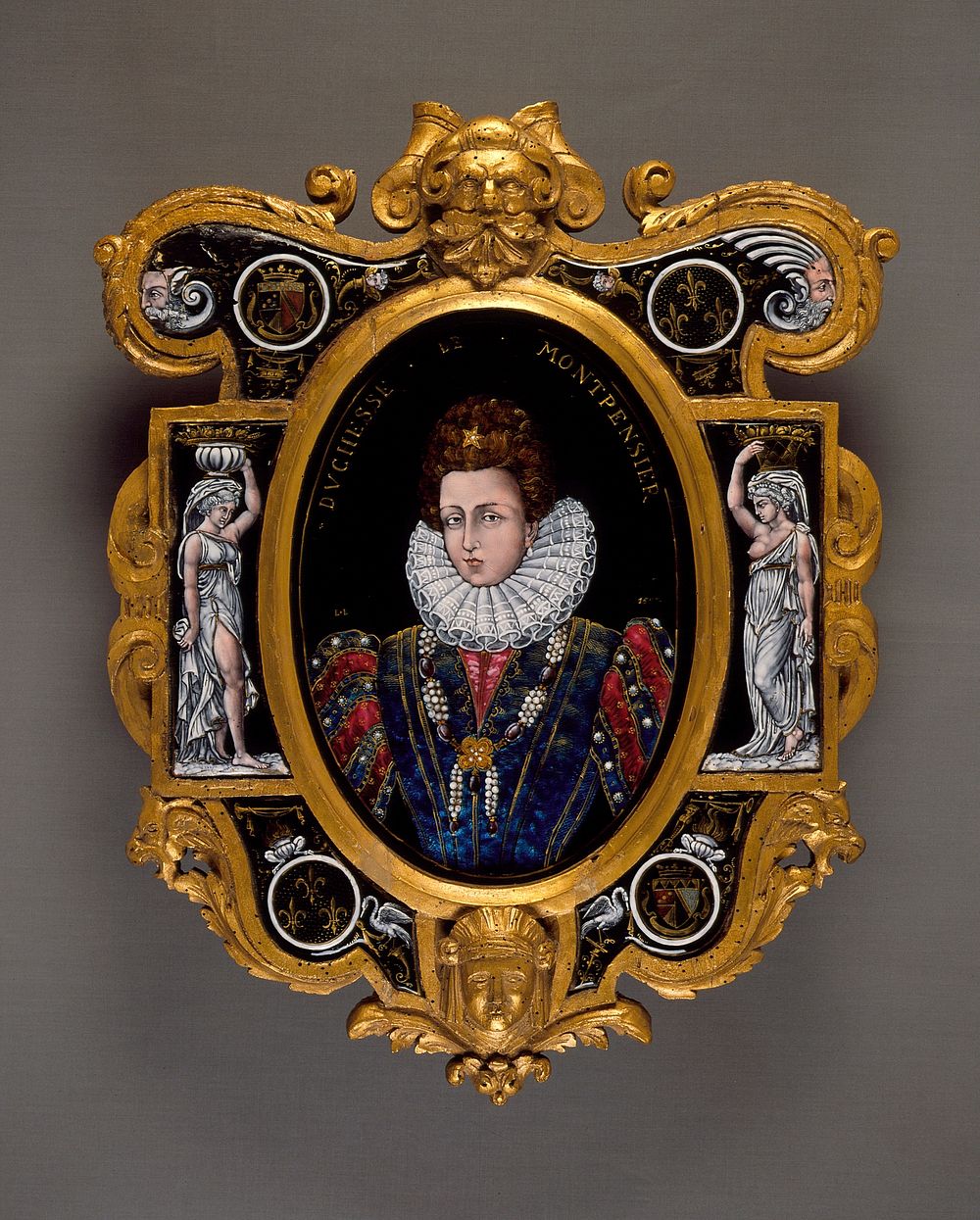 Plaque: Portrait of the Duchesse de Montpensier
