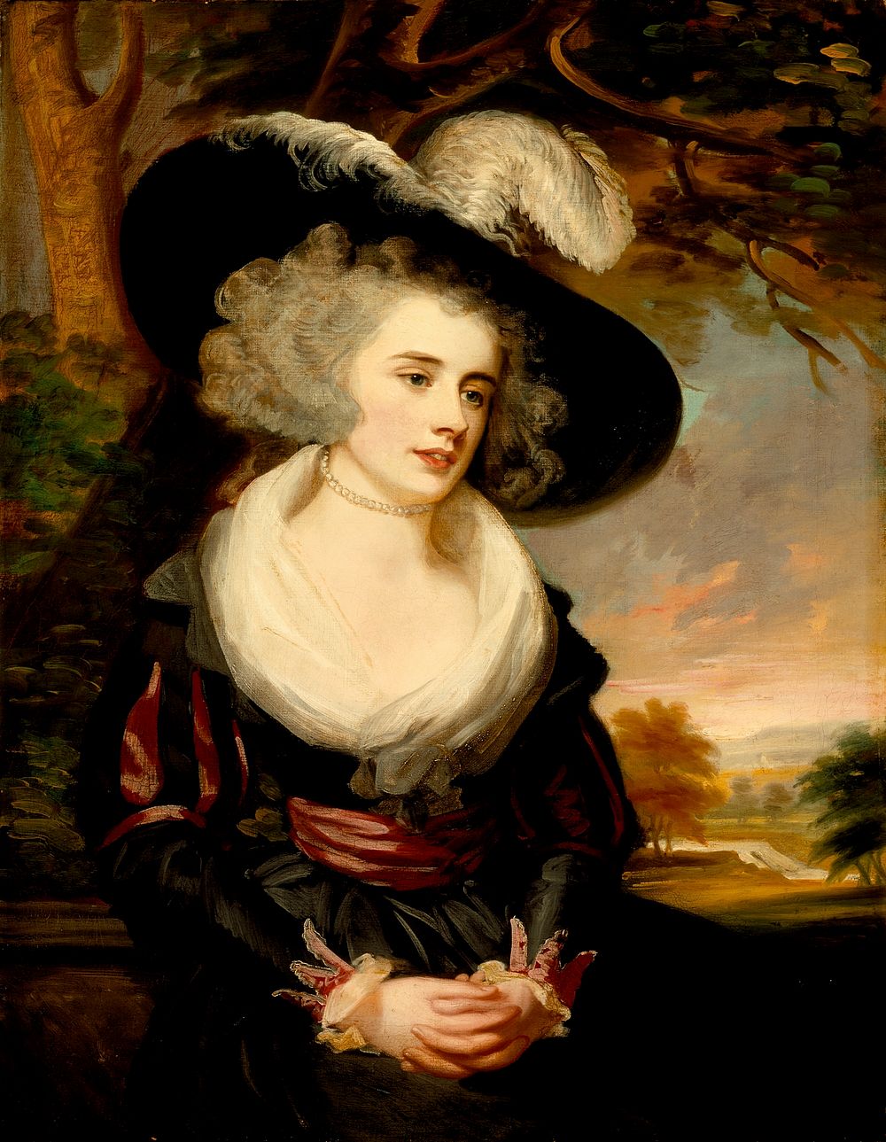 Portrait of Mrs. Smith Barwell, née Unwin by Thomas James Northcote