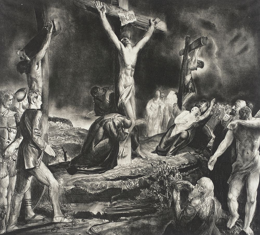 Crucifixion of Christ by George Bellows