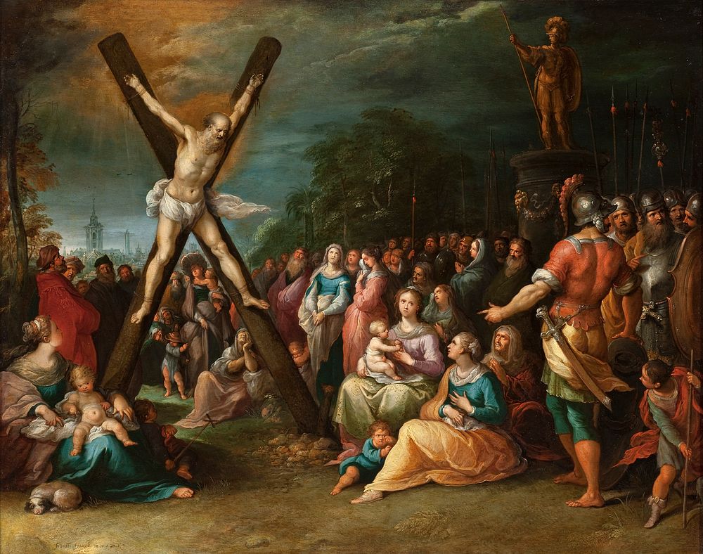 The Crucifixion of St. Andrew by Frans Francken II  Antwerp 1581 1642