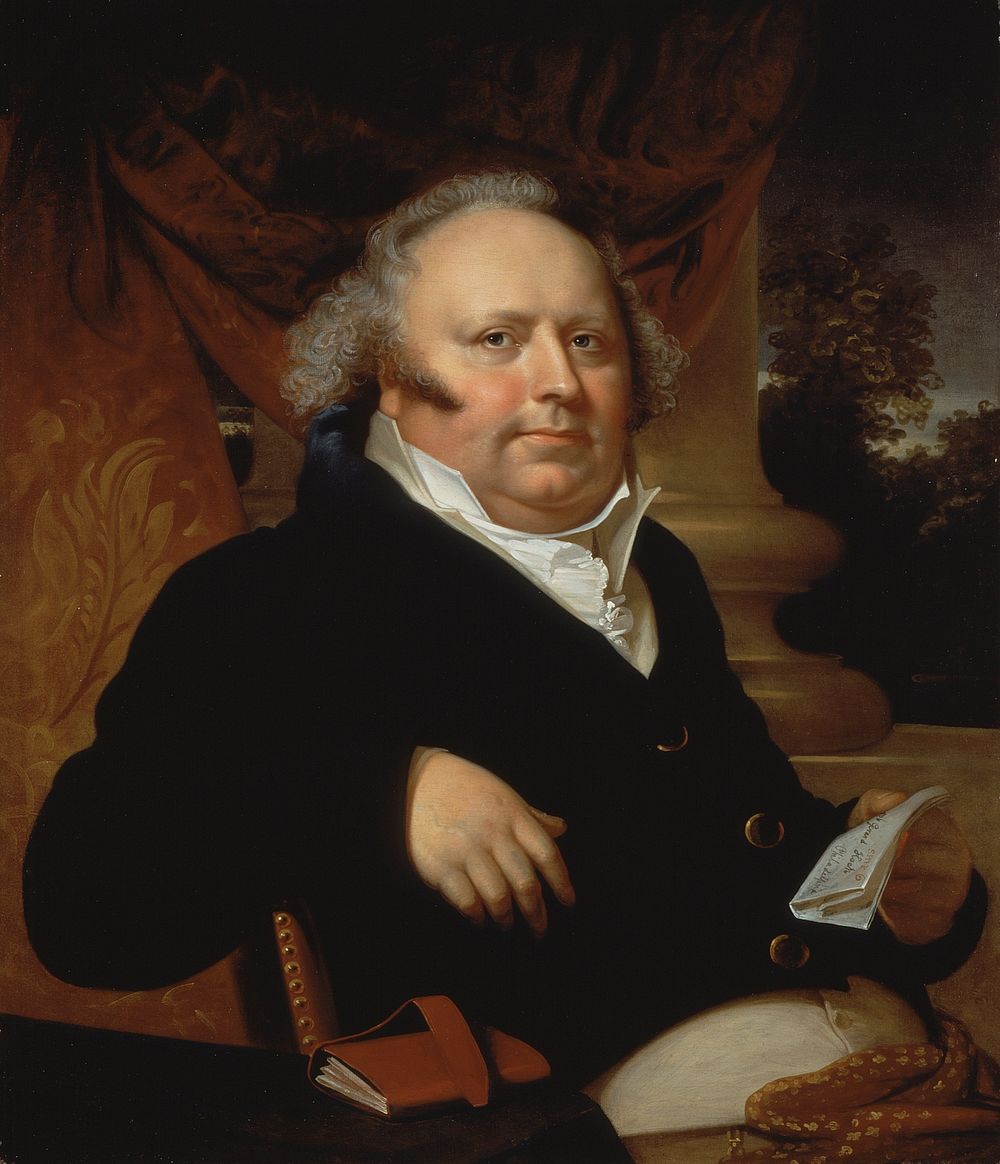 Portrait of Jacob Gerard Koch by Rembrandt Peale