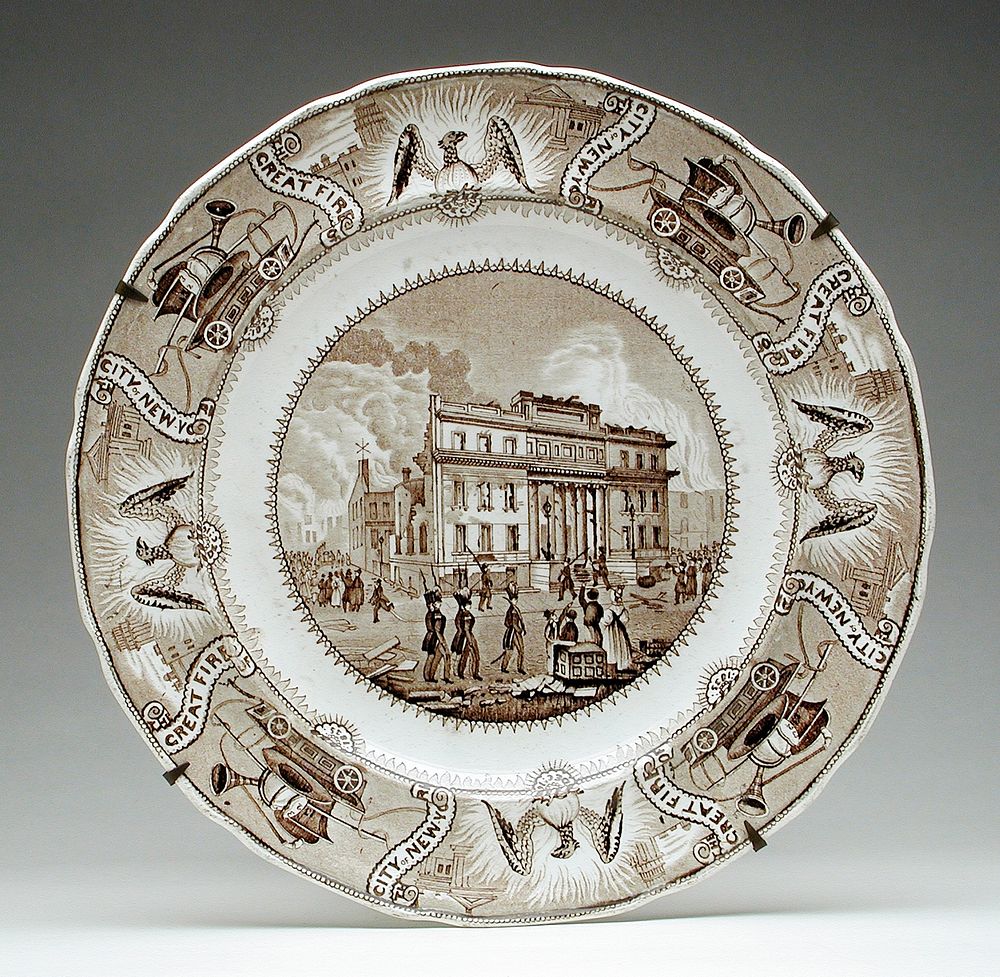 Plate:  'Ruins, Merchant's Exchange'