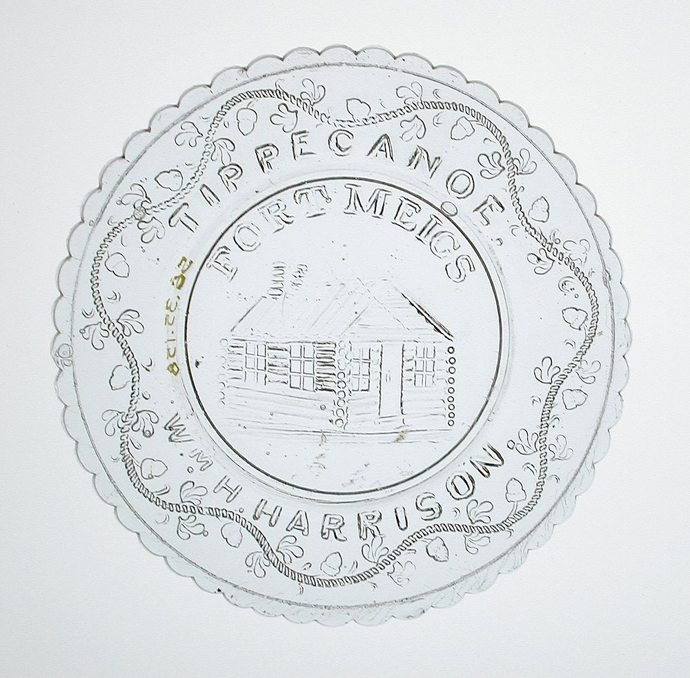 William Henry Harrison for President Cup Plate