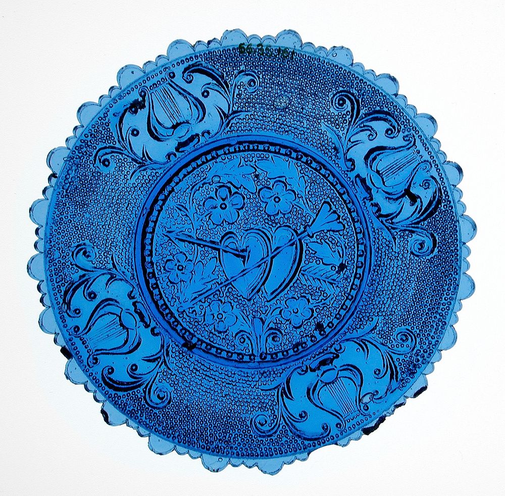 Cup Plate by Boston and Sandwich Glass Factory