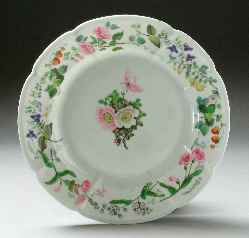 Dynevor Service (Plate) by Welsh Swansea and William Pollard