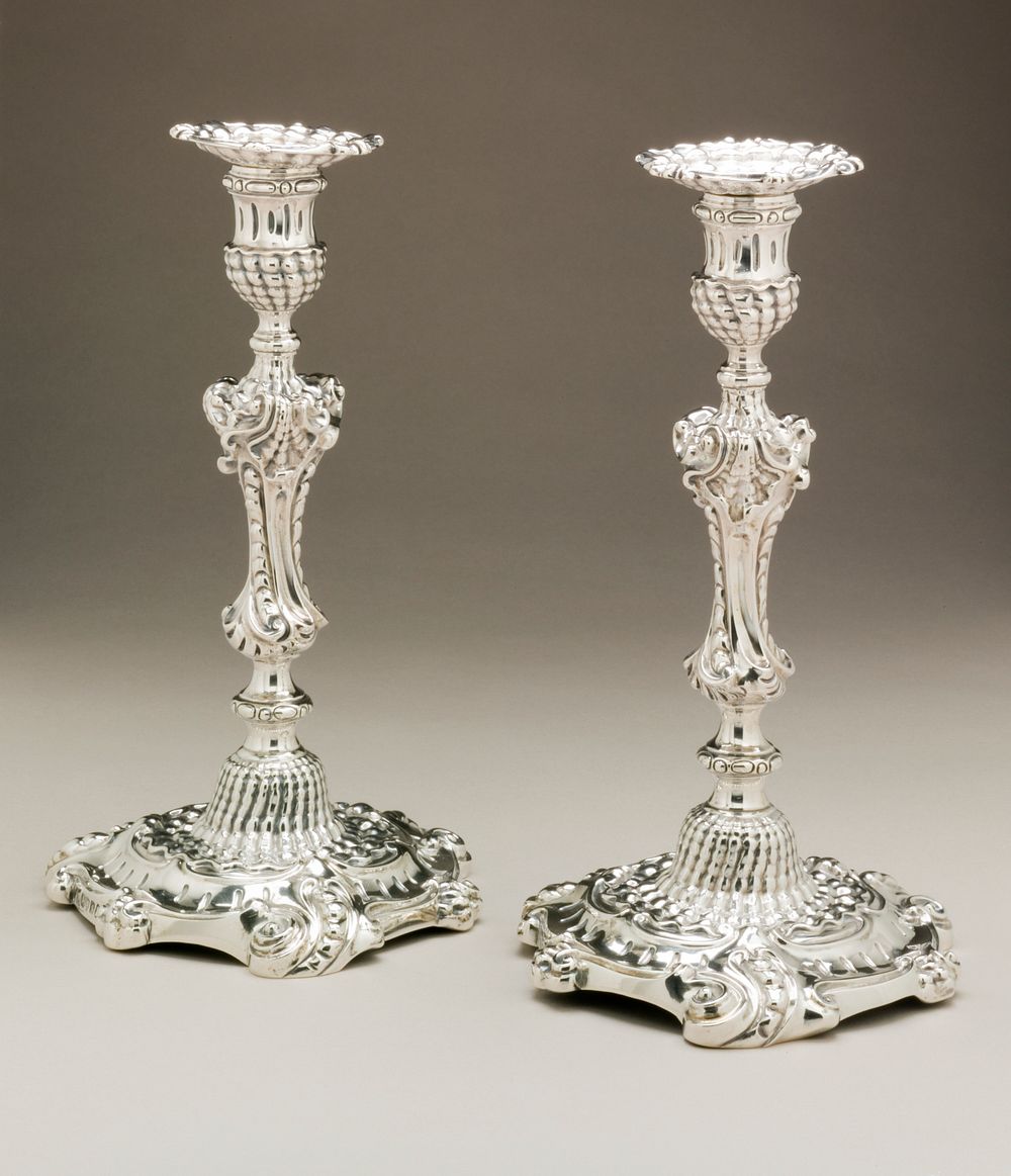 Pair of Candlesticks by Paul Storr