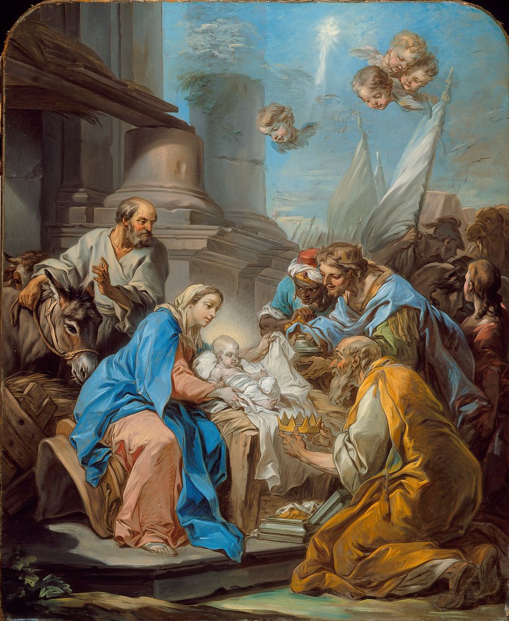 The Adoration of the Magi by Charles André Vanloo