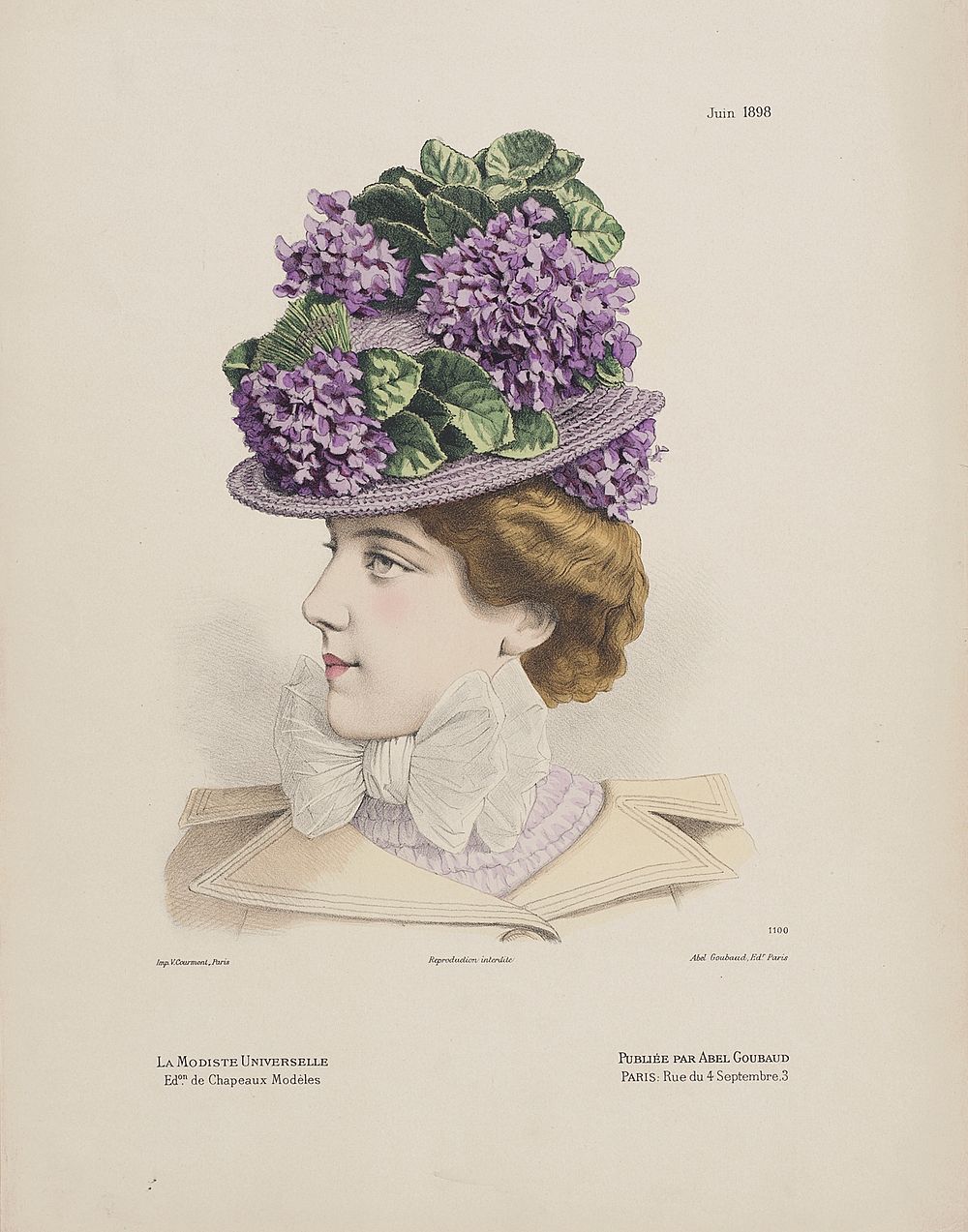 Fashion Plate for 'La Modiste Universelle'