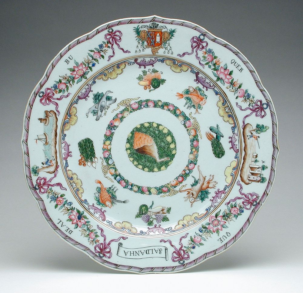 Pieces from an Armorial Dinner Service