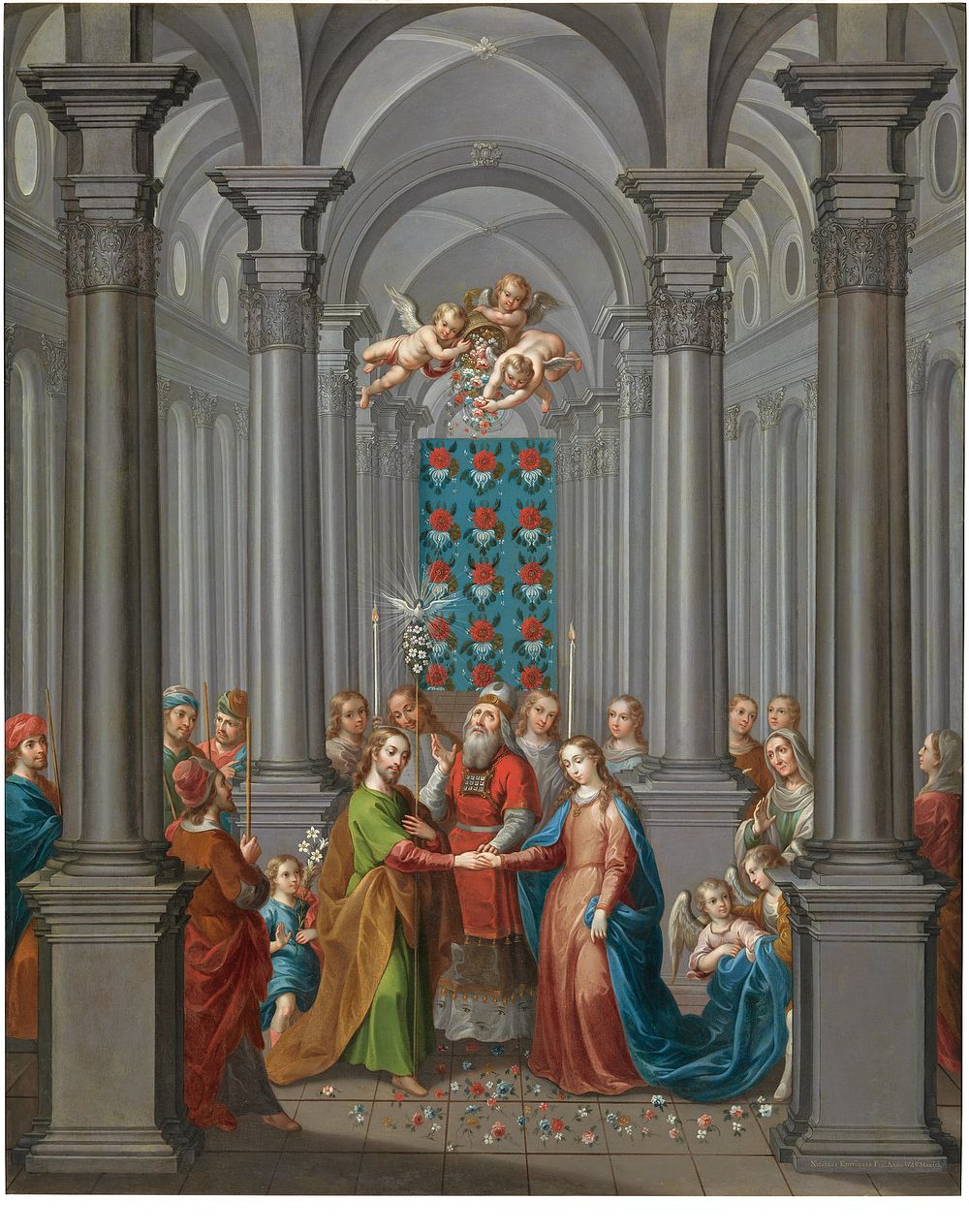 The Marriage of the Virgin (Desposorios de la Virgen) by Nicolás Enríquez
