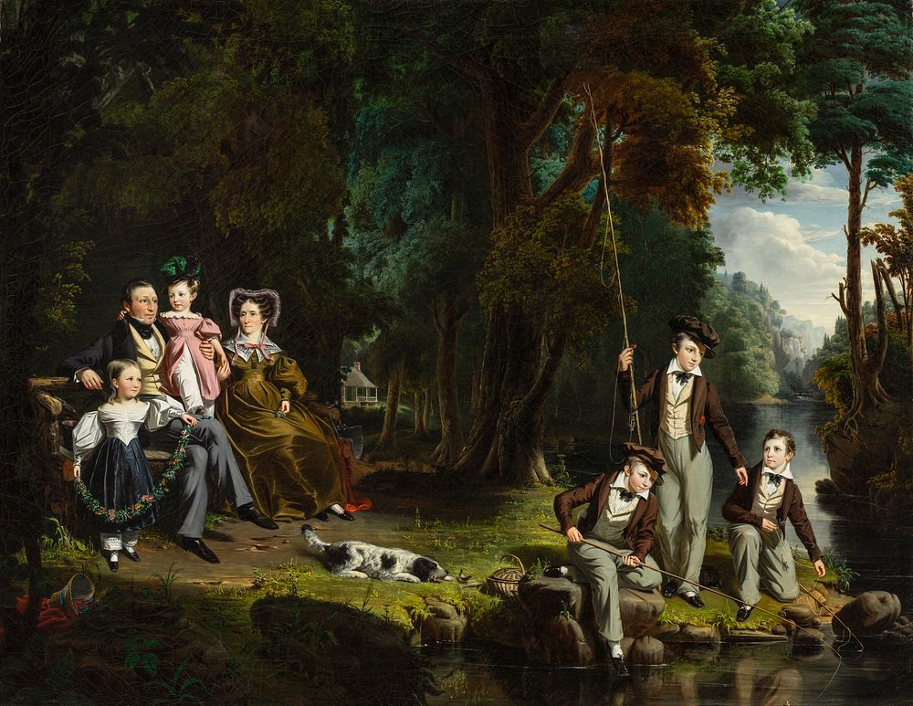 Alexander Masterton and His Wife and Children by William Hamilton