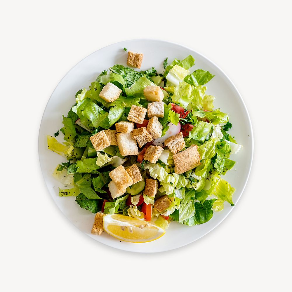 Salad isolated image