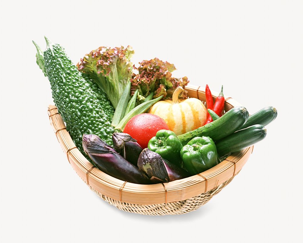 Vegetables isolated image